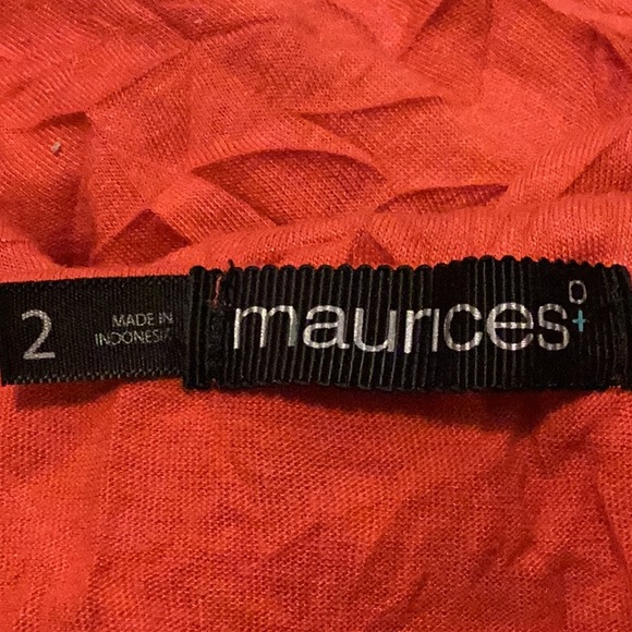 Maurice’s Lovely burnt orange camisole in crinkle style - Picture 2 of 7